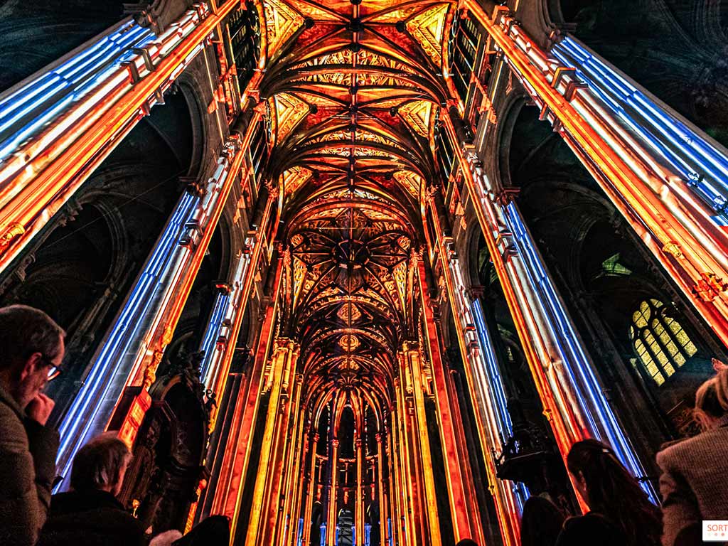 Luminiscence Paris, An immersive light experience in the Saint-Eustache church - Paris Whatsup